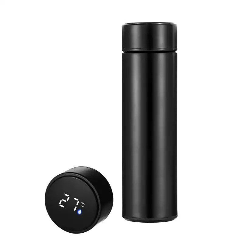 Tasse isotherme intelligente avec mesure de température en Acier Inoxydable 500ML